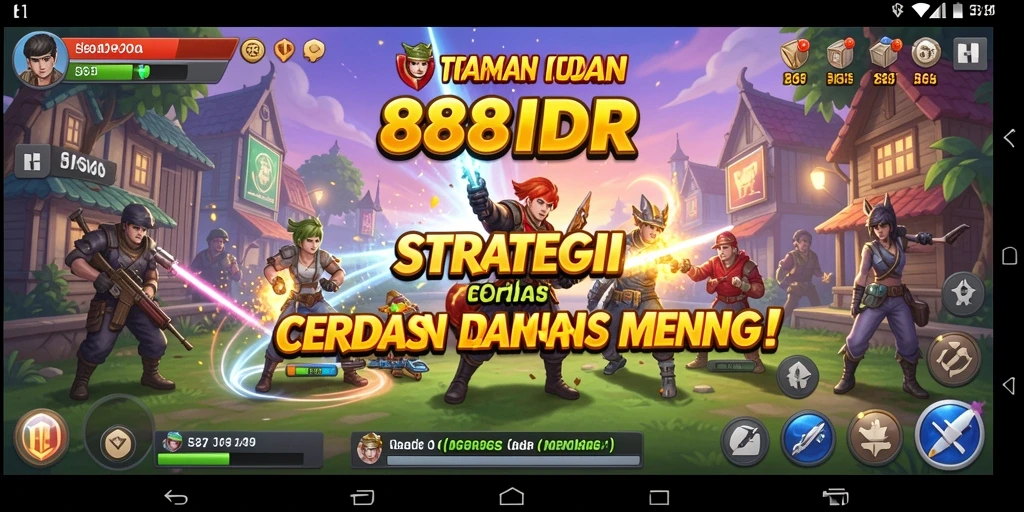 Tampilan gameplay menarik dari game strategi 888IDR.