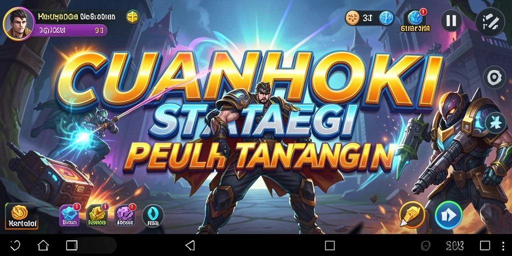 Screenshot gameplay CUANHOKI yang menampilkan aksi strategi yang mendebarkan.