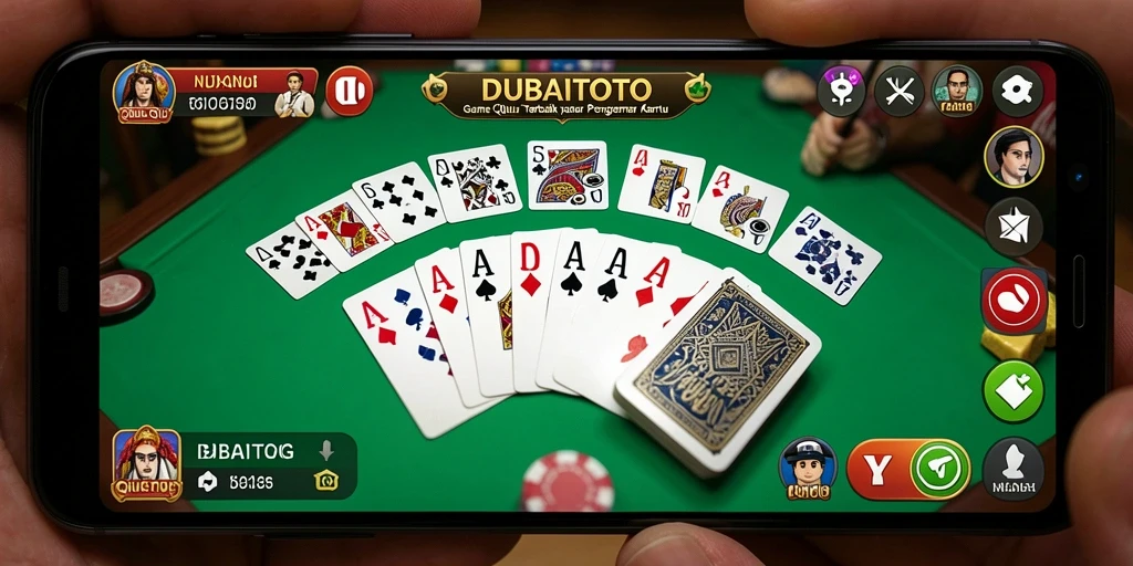 Tangkapan layar gameplay DUBAITOTO QiuQiu yang mendebarkan.