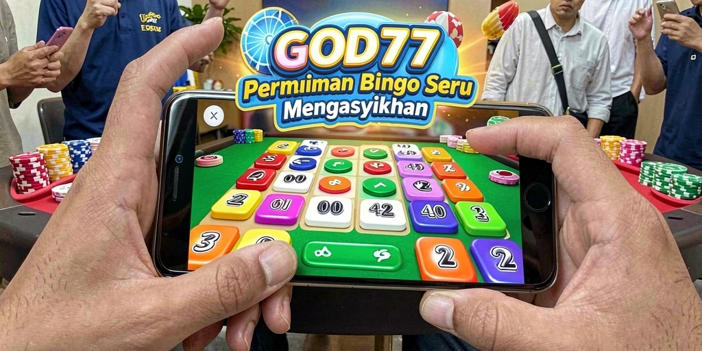 Tampilan screenshot gameplay Bingo yang seru di GOD77.