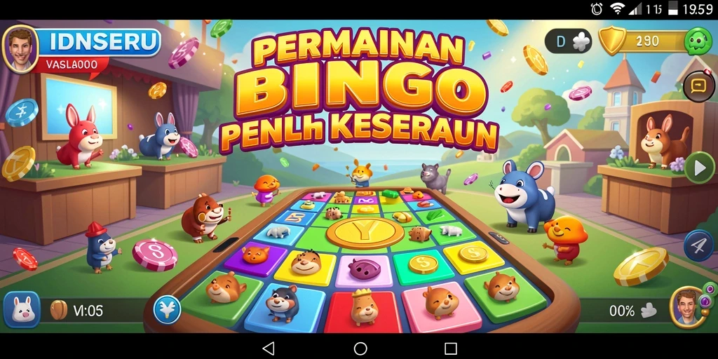 Screenshot <strong>IDNSERU</strong> menampilkan moment seru saat bermain Bingo.