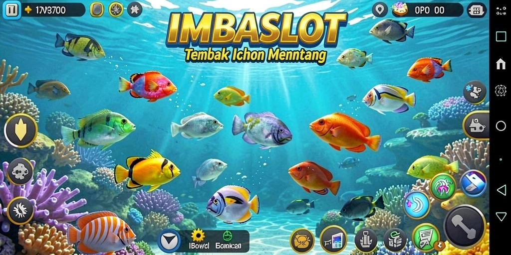 Screenshot gameplay Tembak Ikan IMBASLOT yang penuh aksi.