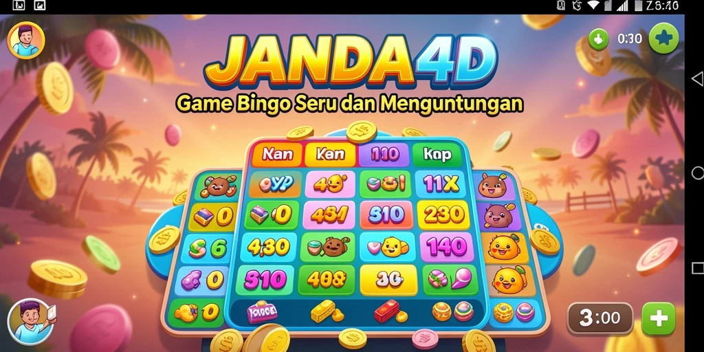 Tampilan permainan Bingo yang menarik di JANDA4D.