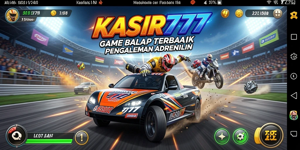 Screenshot KASIR777 menunjukkan momen balapan yang mendebarkan dan grafis menakjubkan.