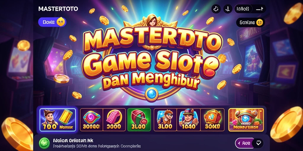 Screenshot gameplay MASTERTOTO menunjukkan keseruan permainan Slot.