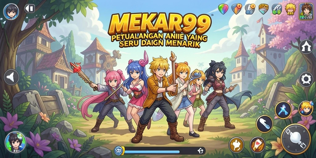 Tampilan menarik dari gameplay MEKAR99 yang penuh aksi.