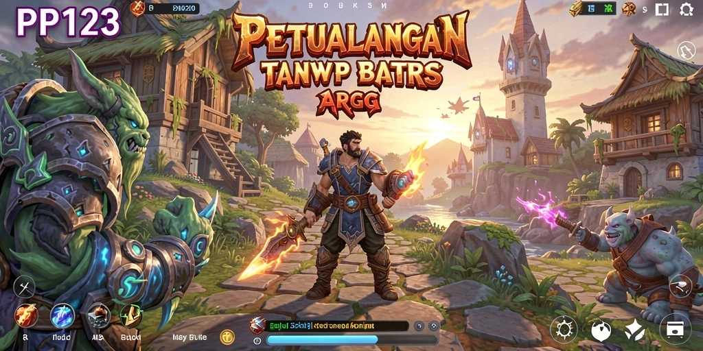 Tampilan layar permainan PP123 yang menampilkan aksi ARPG yang mendebarkan.