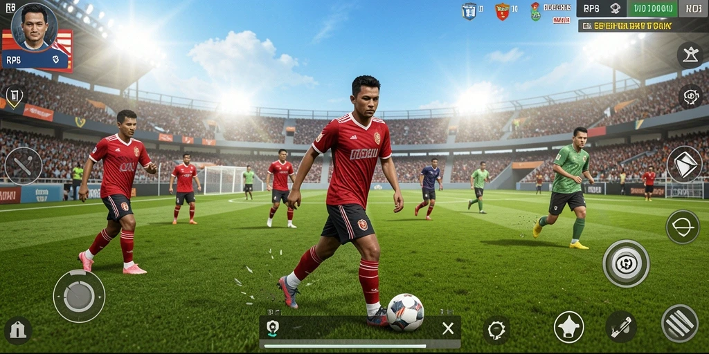 Tampilan gameplay RP8 yang mendebarkan dan realistis.