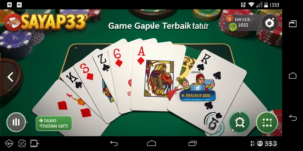 Tampilan gameplay SAYAP33 yang seru dan menarik.