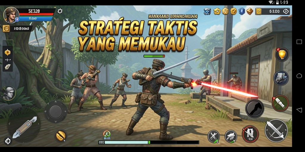 Tampilan gameplay SE328 dengan elemen strategi yang mendebarkan.