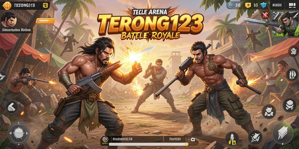 Gameplay seru dengan berbagai aksi di arena Battle Royale.